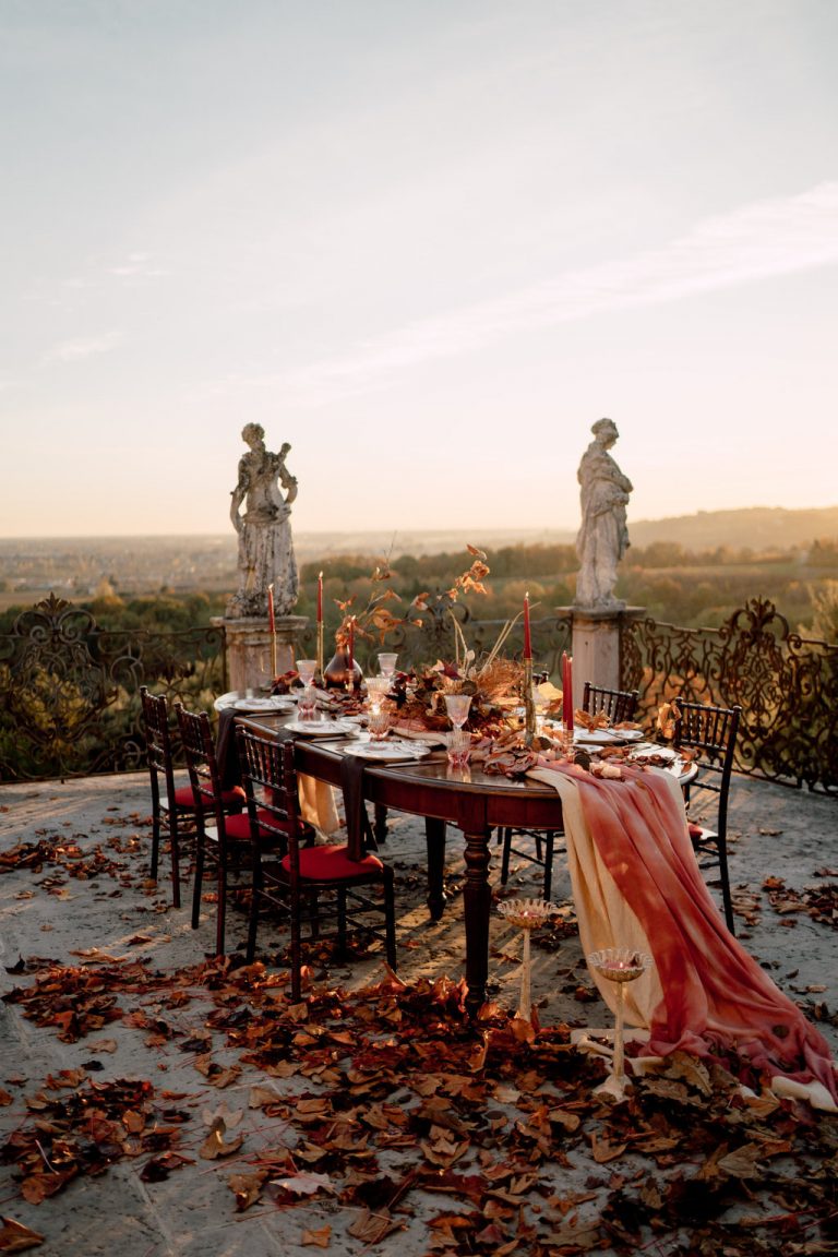 matrimonio intimo in autunno