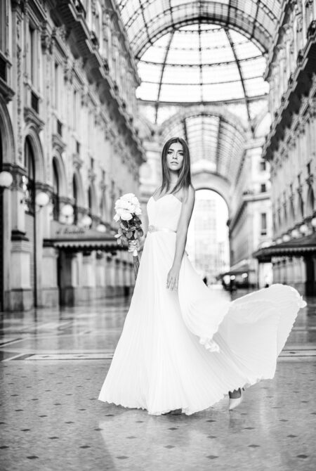 La Nuova Sartoria Talea Couture abito da sposa Milano Galleria Vittorio Emanuele