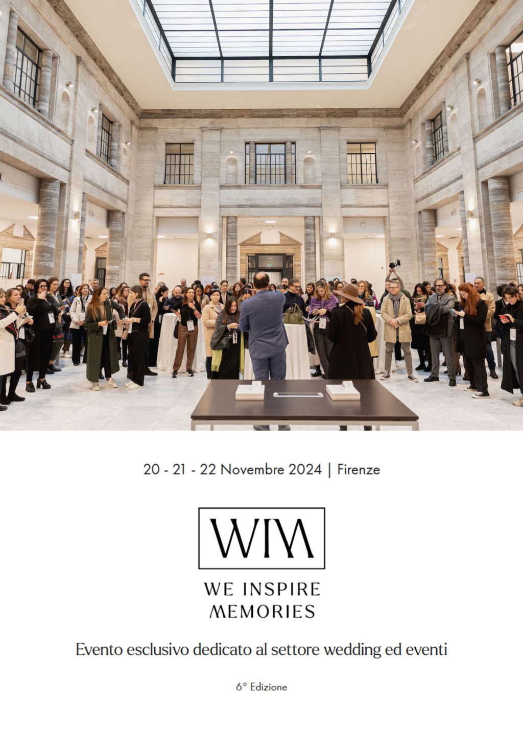 WIM We Inspire Memories 2024 Firenze si prepara alla sesta edizione