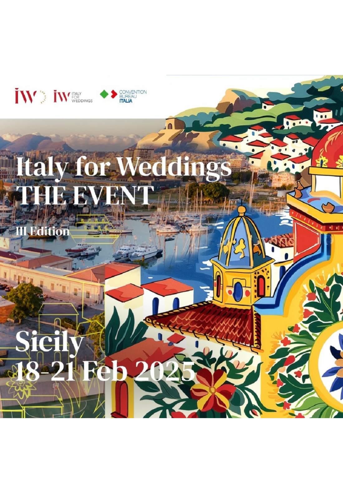 Italy for Weddings - The Event torna a Palermo dal 18 al 21 febbraio 2025